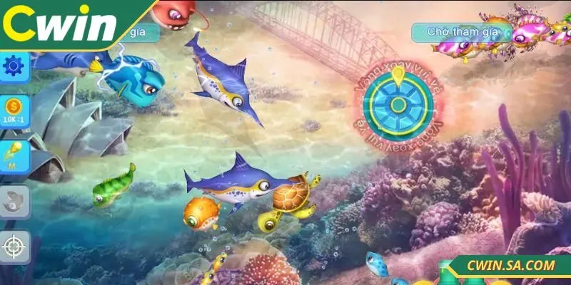 Bắn cá rút tiền mặt CWIN thao tác mượt trên mọi thiết bị