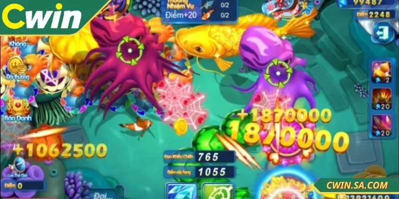 CWIN bắn cá nhiều người chơi tăng sức cạnh tranh cho game