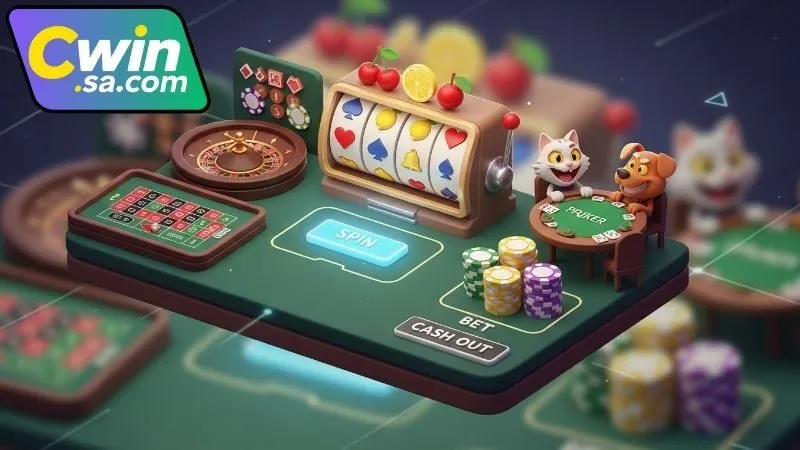 Điểm nổi bật của mini game casino trực tuyến tại CWIN